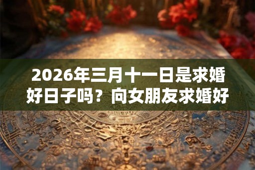 2026年三月十一日是求婚好日子吗？向女朋友求婚好吗
