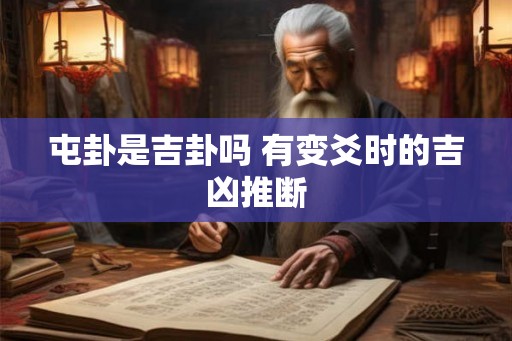 屯卦是吉卦吗 有变爻时的吉凶推断 屯卦是吉卦吗 有变爻时的吉凶推断