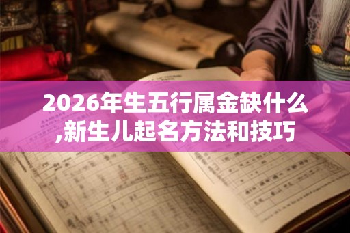 2026年生五行属金缺什么,新生儿起名方法和技巧 2026年生五行属金缺什么,新生儿起名方法和技巧