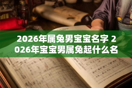 2026年属兔男宝宝名字 2026年宝宝男属兔起什么名字
