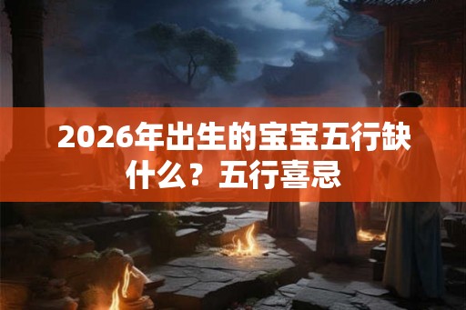 2026年出生的宝宝五行缺什么？五行喜忌