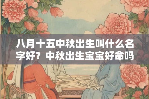 八月十五中秋出生叫什么名字好？中秋出生宝宝好命吗？