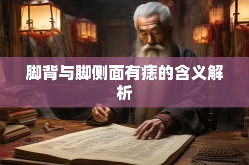 脚背与脚侧面有痣的含义解析