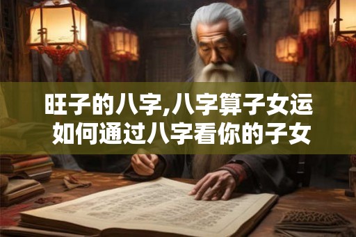 旺子的八字,八字算子女运 如何通过八字看你的子女运势