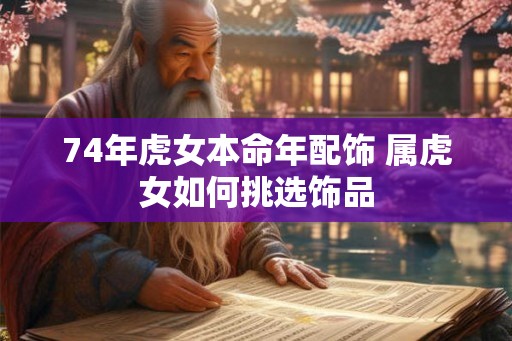 74年虎女本命年配饰 属虎女如何挑选饰品 74年虎女本命年配饰 属虎女如何挑选饰品