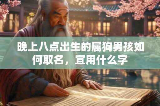 晚上八点出生的属狗男孩如何取名,宜用什么字 晚上八点出生的属狗男孩如何取名,宜用什么字