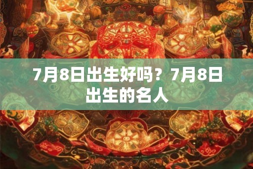 7月8日出生好吗？7月8日出生的名人