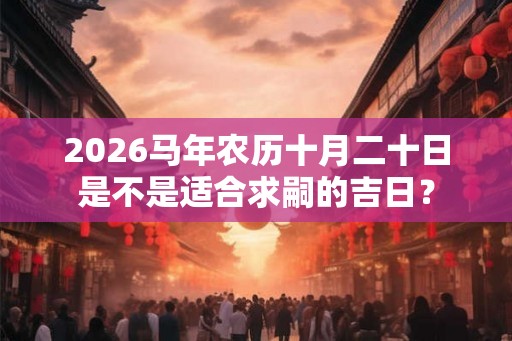 2026马年农历十月二十日是不是适合求嗣的吉日？