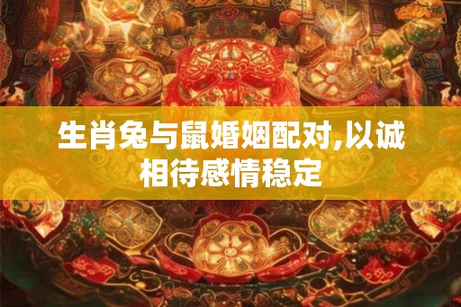 生肖兔与鼠婚姻配对,以诚相待感情稳定