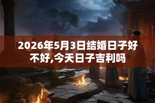 2026年5月3日结婚日子好不好,今天日子吉利吗