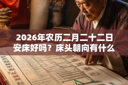 2026年农历二月二十二日安床好吗?床头朝向有什么讲究? 2026年农历二月二十二日安床好吗?床头朝向有什么讲究?