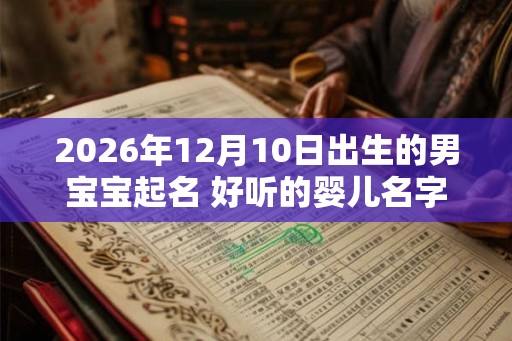 2026年12月10日出生的男宝宝起名 好听的婴儿名字