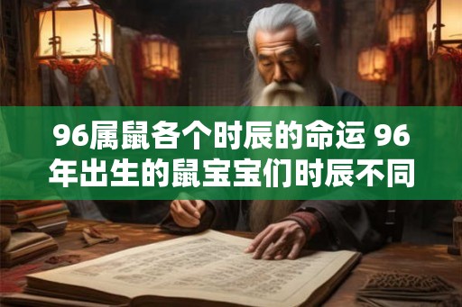 96属鼠各个时辰的命运 96年出生的鼠宝宝们时辰不同会影响命运吗