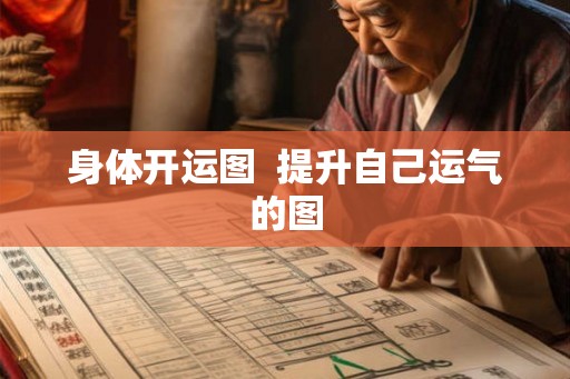 身体开运图  提升自己运气的图