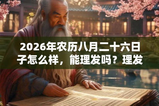 2026年农历八月二十六日子怎么样，能理发吗？理发注意事项？