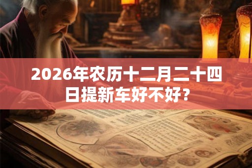 2026年农历十二月二十四日提新车好不好? 2026年农历十二月二十四日提新车好不好?