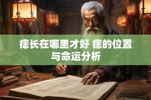 痣长在哪里才好 痣的位置与命运分析