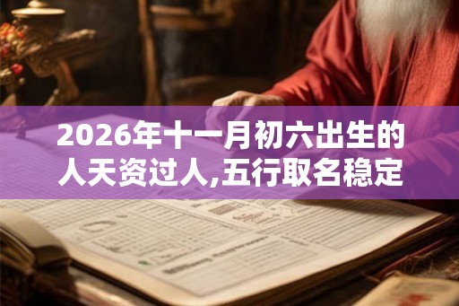 2026年十一月初六出生的人天资过人,五行取名稳定命局