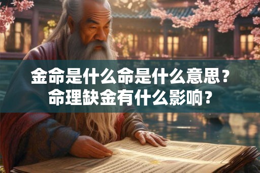 金命是什么命是什么意思？命理缺金有什么影响？