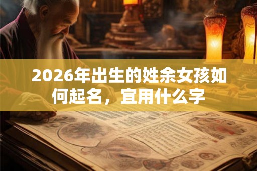 2026年出生的姓余女孩如何起名，宜用什么字