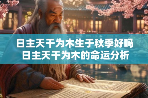 日主天干为木生于秋季好吗 日主天干为木的命运分析