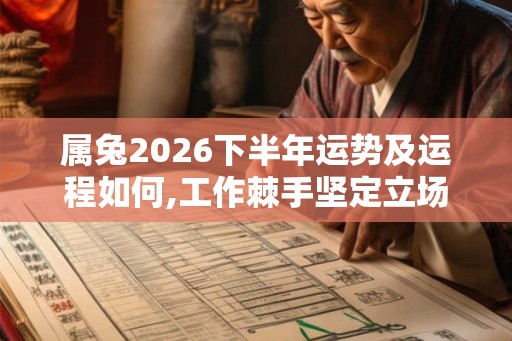 属兔2026下半年运势及运程如何,工作棘手坚定立场