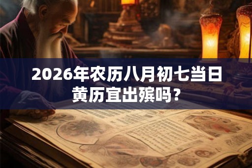 2026年农历八月初七当日黄历宜出殡吗？
