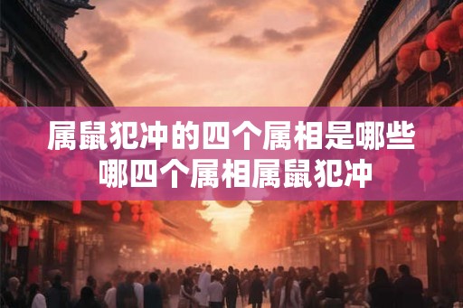 属鼠犯冲的四个属相是哪些 哪四个属相属鼠犯冲