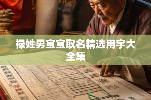 禄姓男宝宝取名精选用字大全集