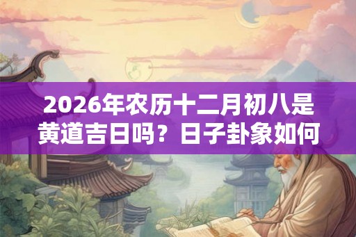 2026年农历十二月初八是黄道吉日吗？日子卦象如何？