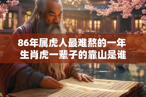 86年属虎人最难熬的一年 生肖虎一辈子的靠山是谁