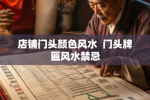 店铺门头颜色风水 门头牌匾风水禁忌 店铺门头颜色风水 门头牌匾风水禁忌