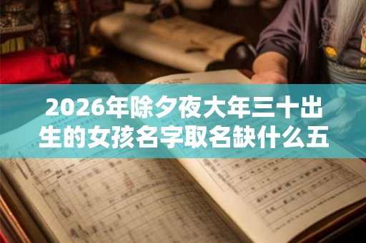2026年除夕夜大年三十出生的女孩名字取名缺什么五行？