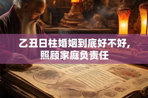 乙丑日柱婚姻到底好不好,照顾家庭负责任