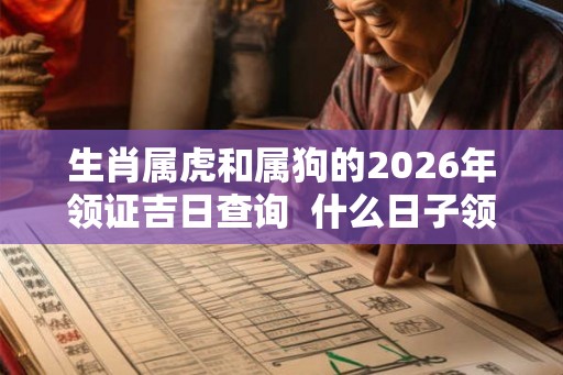 生肖属虎和属狗的2026年领证吉日查询  什么日子领证好