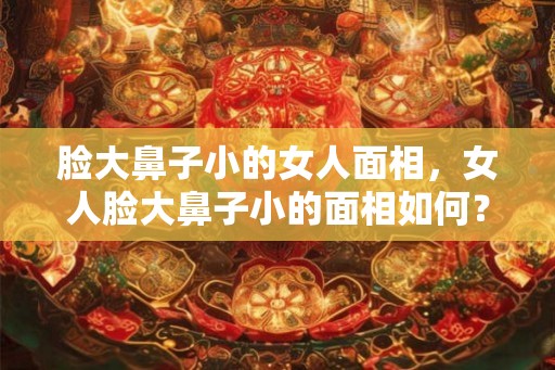 脸大鼻子小的女人面相,女人脸大鼻子小的面相如何? 脸大鼻子小的女人面相,女人脸大鼻子小的面相如何?