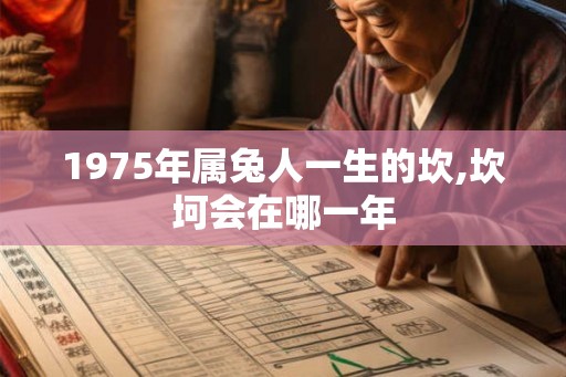 1975年属兔人一生的坎,坎坷会在哪一年