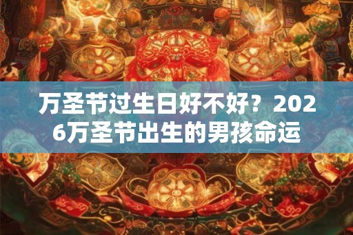 万圣节过生日好不好？2026万圣节出生的男孩命运