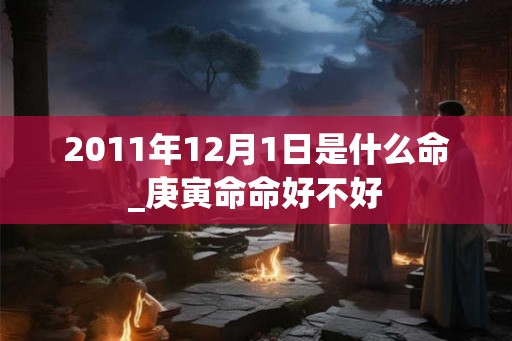 2011年12月1日是什么命_庚寅命命好不好