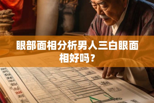 眼部面相分析男人三白眼面相好吗？