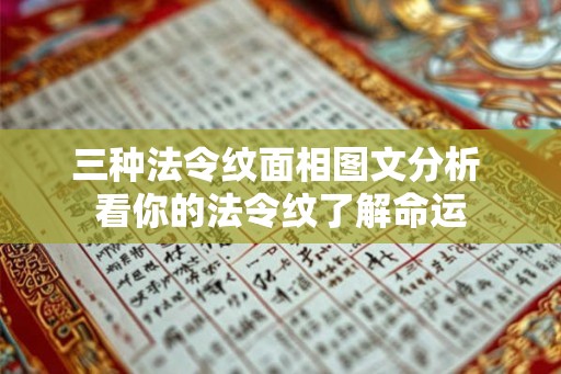 三种法令纹面相图文分析 看你的法令纹了解命运