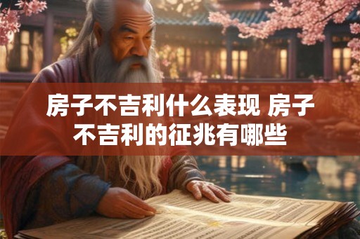 房子不吉利什么表现 房子不吉利的征兆有哪些