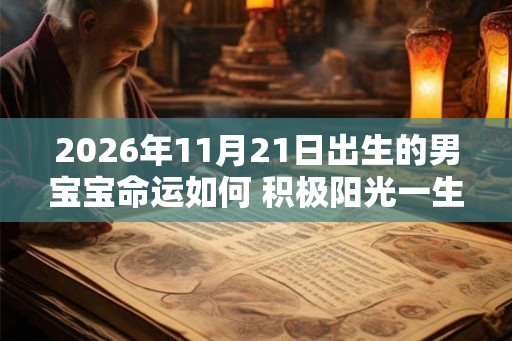 2026年11月21日出生的男宝宝命运如何 积极阳光一生好运