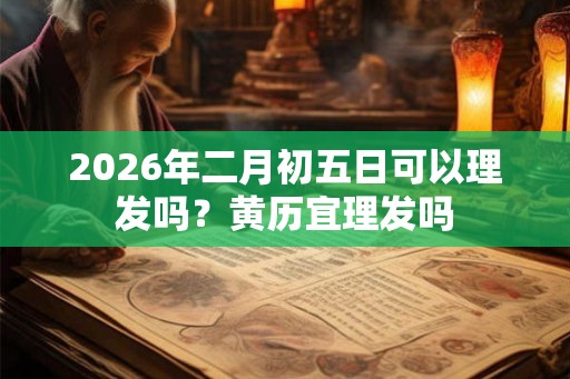 2026年二月初五日可以理发吗？黄历宜理发吗
