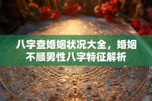 八字查婚姻状况大全,婚姻不顺男性八字特征解析 八字查婚姻状况大全,婚姻不顺男性八字特征解析