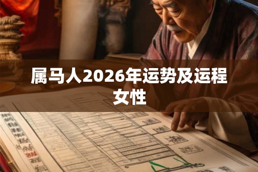 属马人2026年运势及运程女性 属马人2026年运势及运程女性
