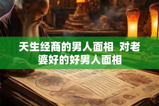 天生经商的男人面相  对老婆好的好男人面相