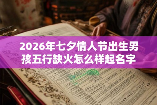 2026年七夕情人节出生男孩五行缺火怎么样起名字