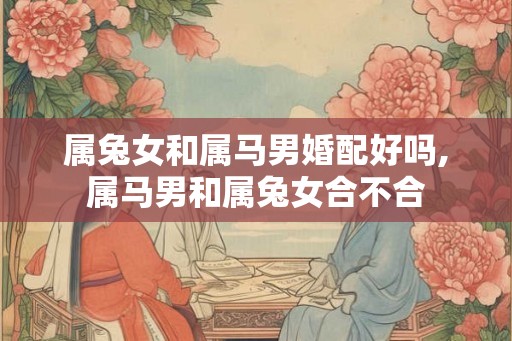 属兔女和属马男婚配好吗,属马男和属兔女合不合