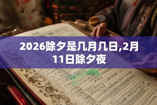 2026除夕是几月几日,2月11日除夕夜